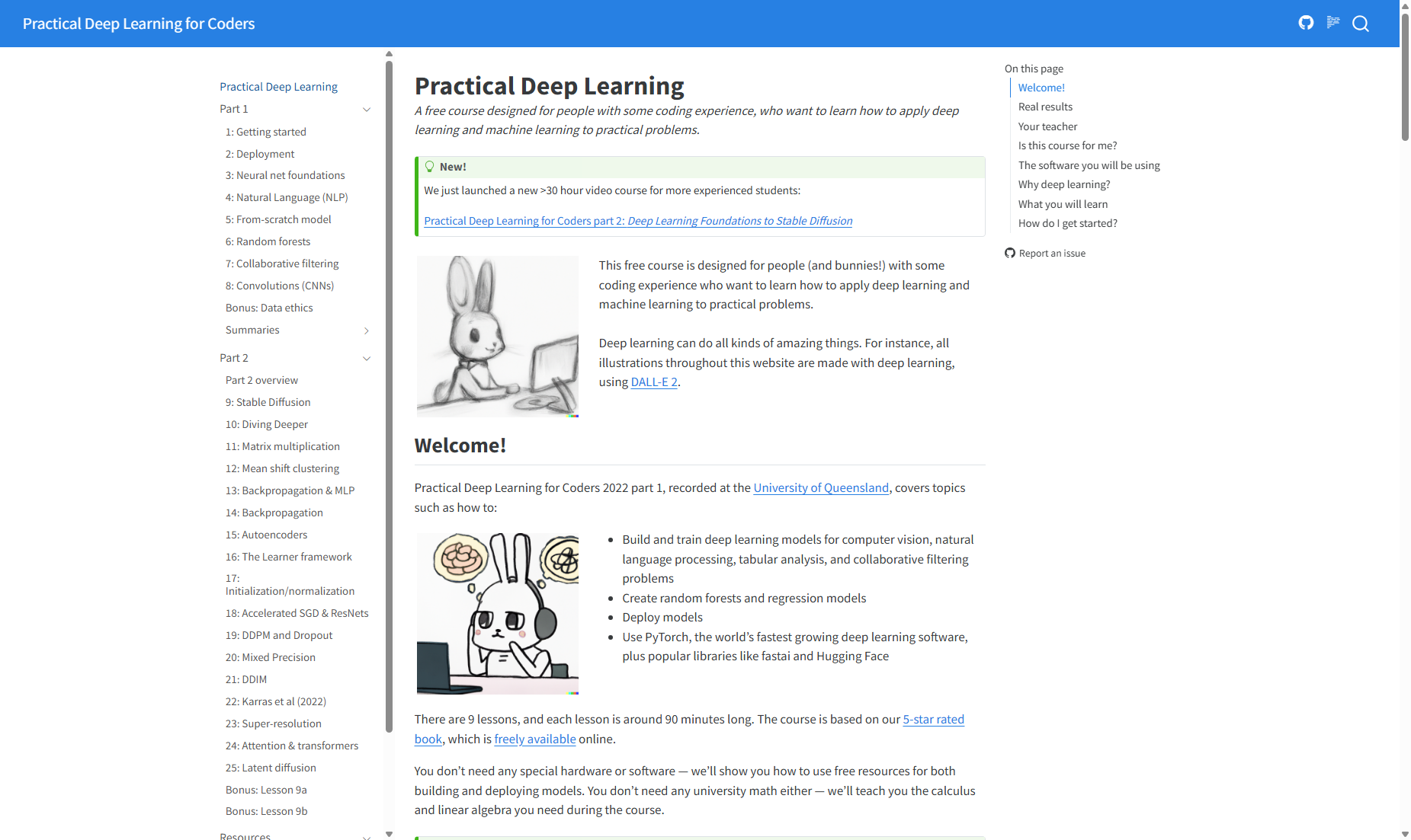 Practical Deep Learning for Coders