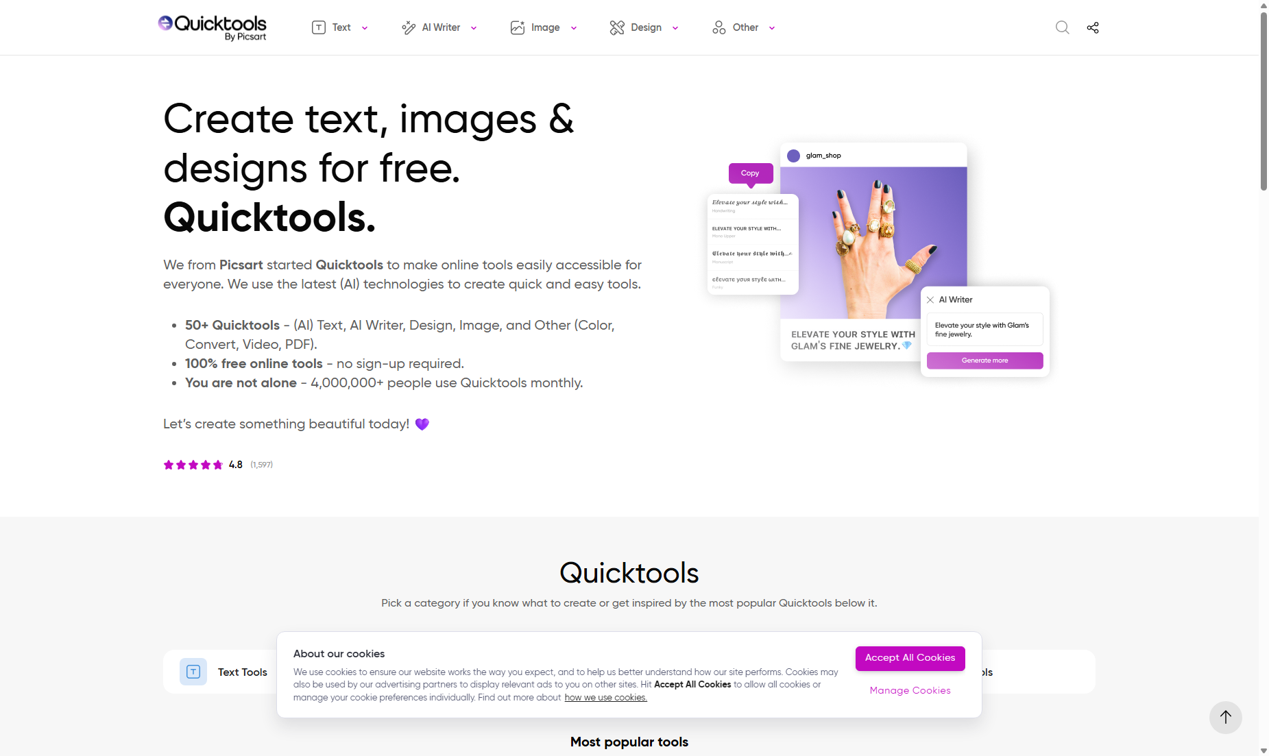 Quicktools by Picsart
