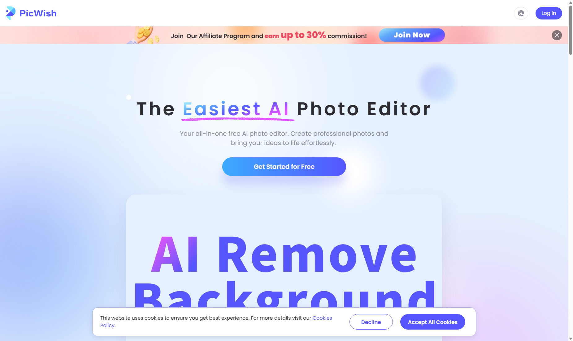PicWish AI Photo Editor