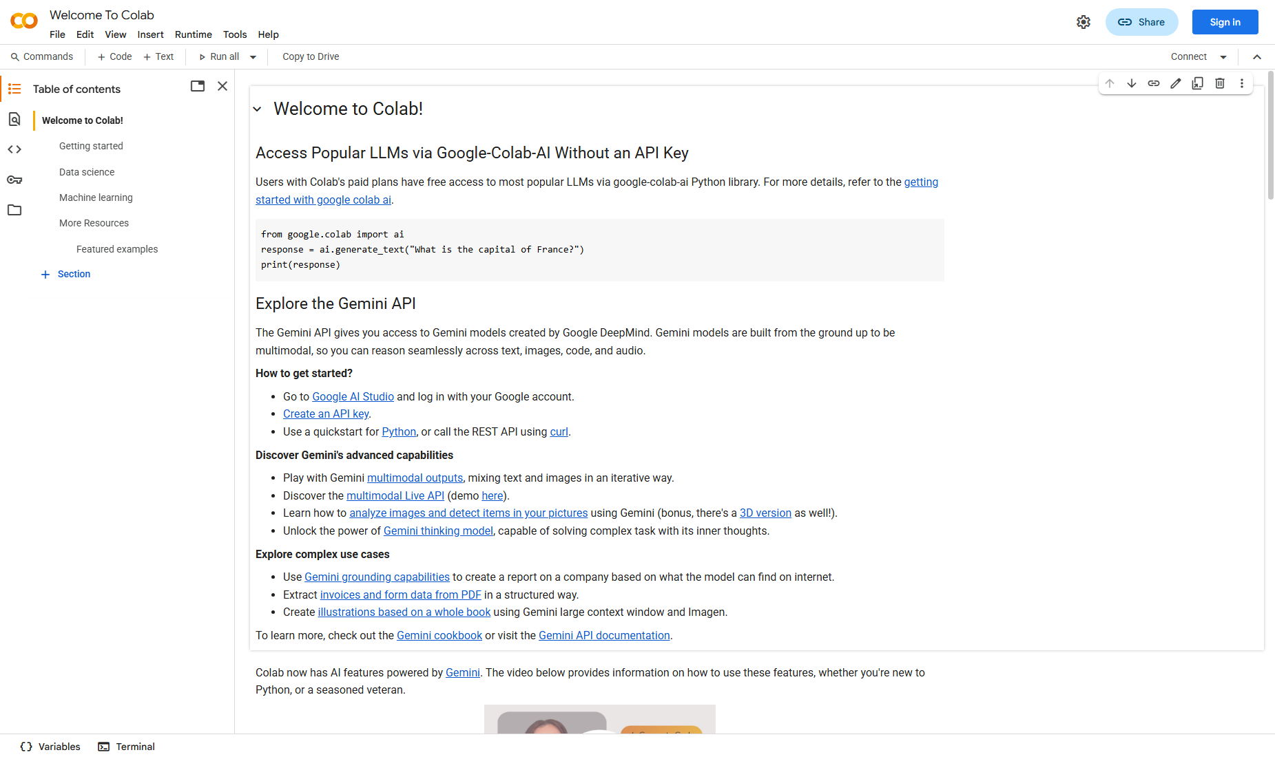 Google Colaboratory
