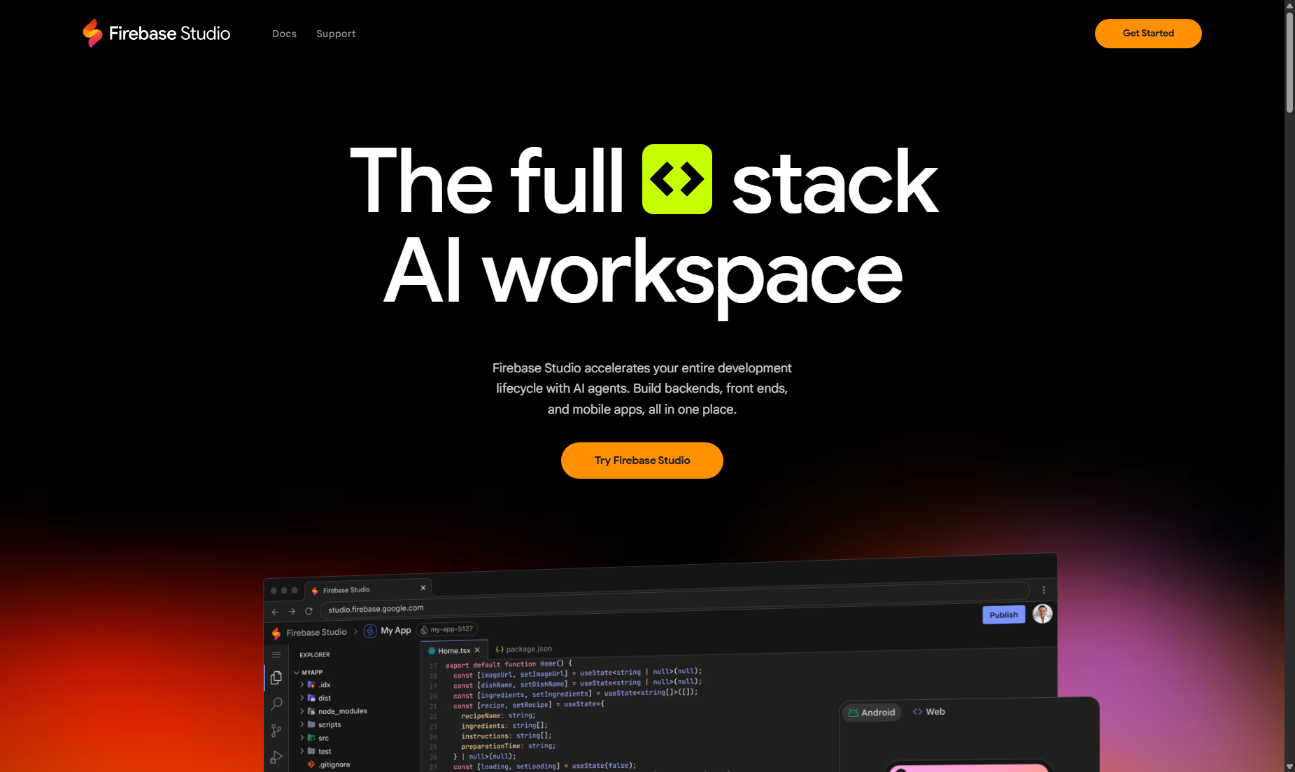 Firebase Studio