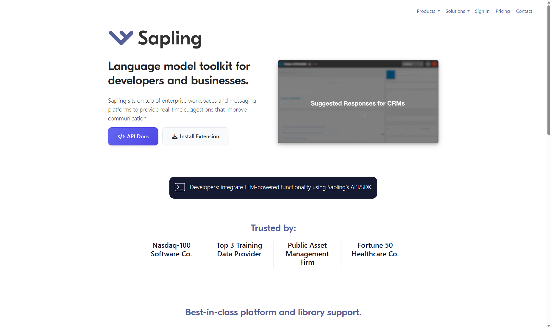 Sapling AI