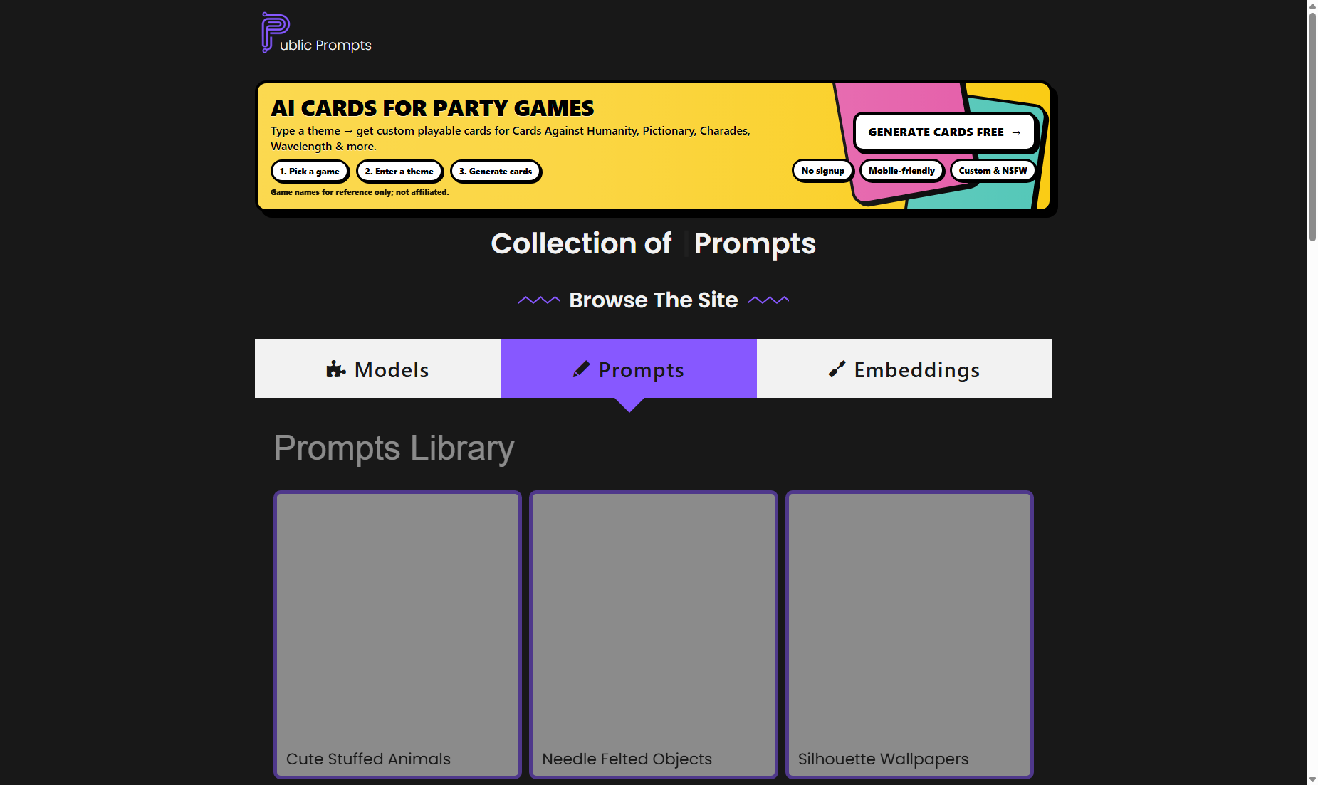 Public Prompts