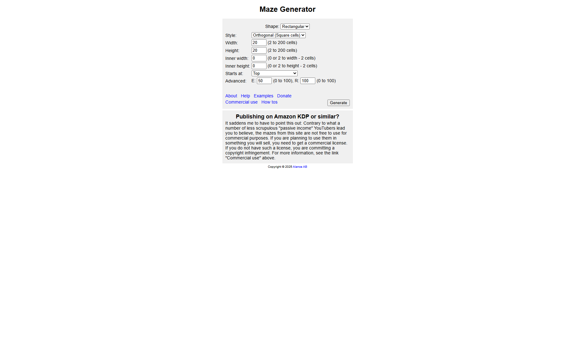 Maze Generator