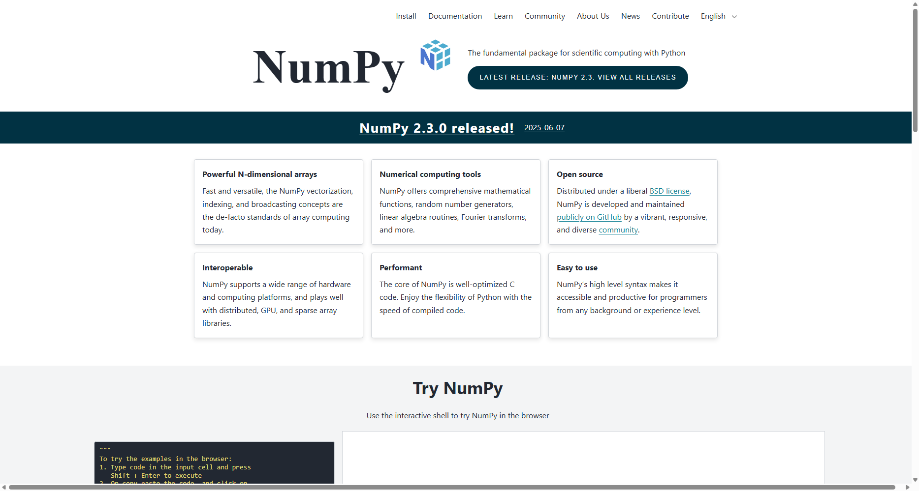 NumPy