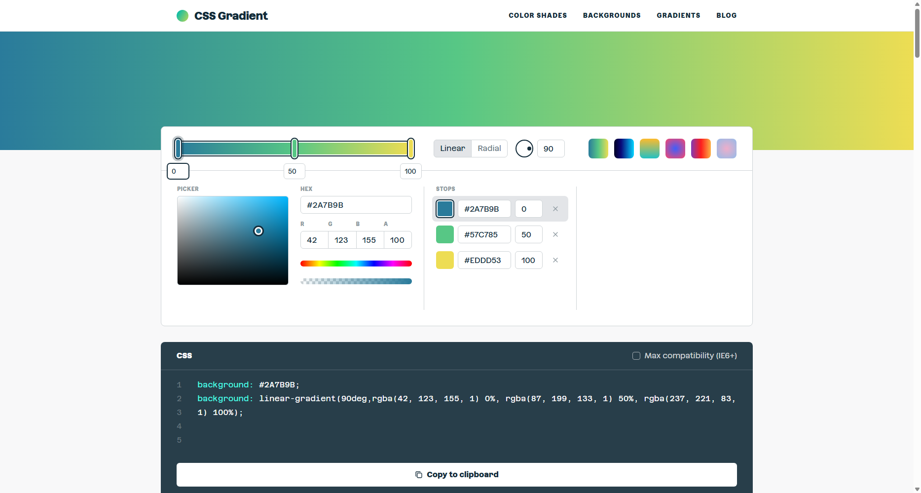 CSS Gradient