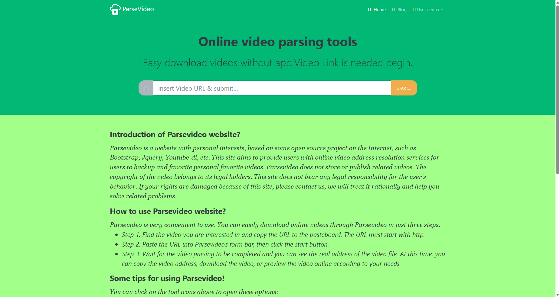 Parse Video