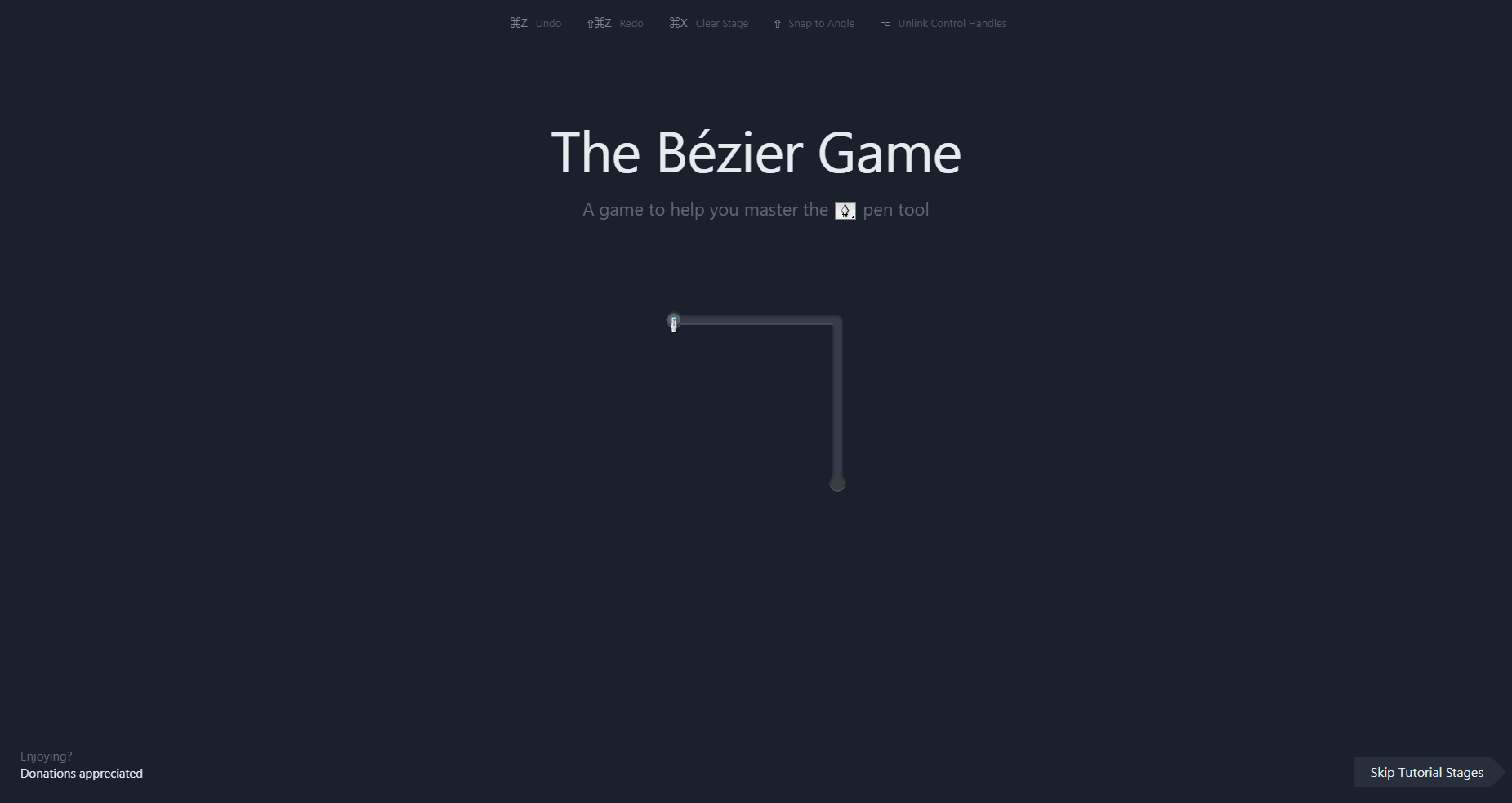 The Bézier Game