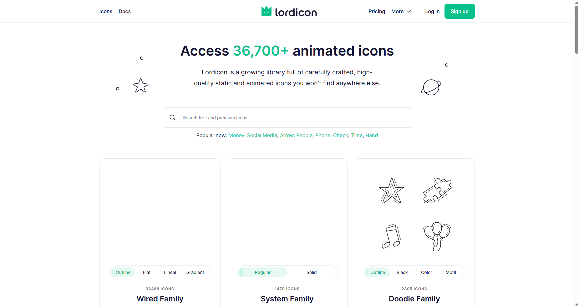 36,700+ animated icons - Lordicon