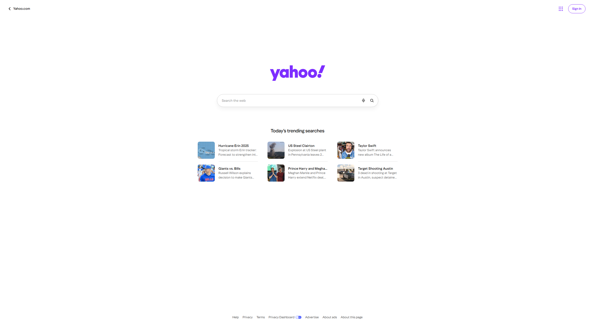 Yahoo Search - Web Search