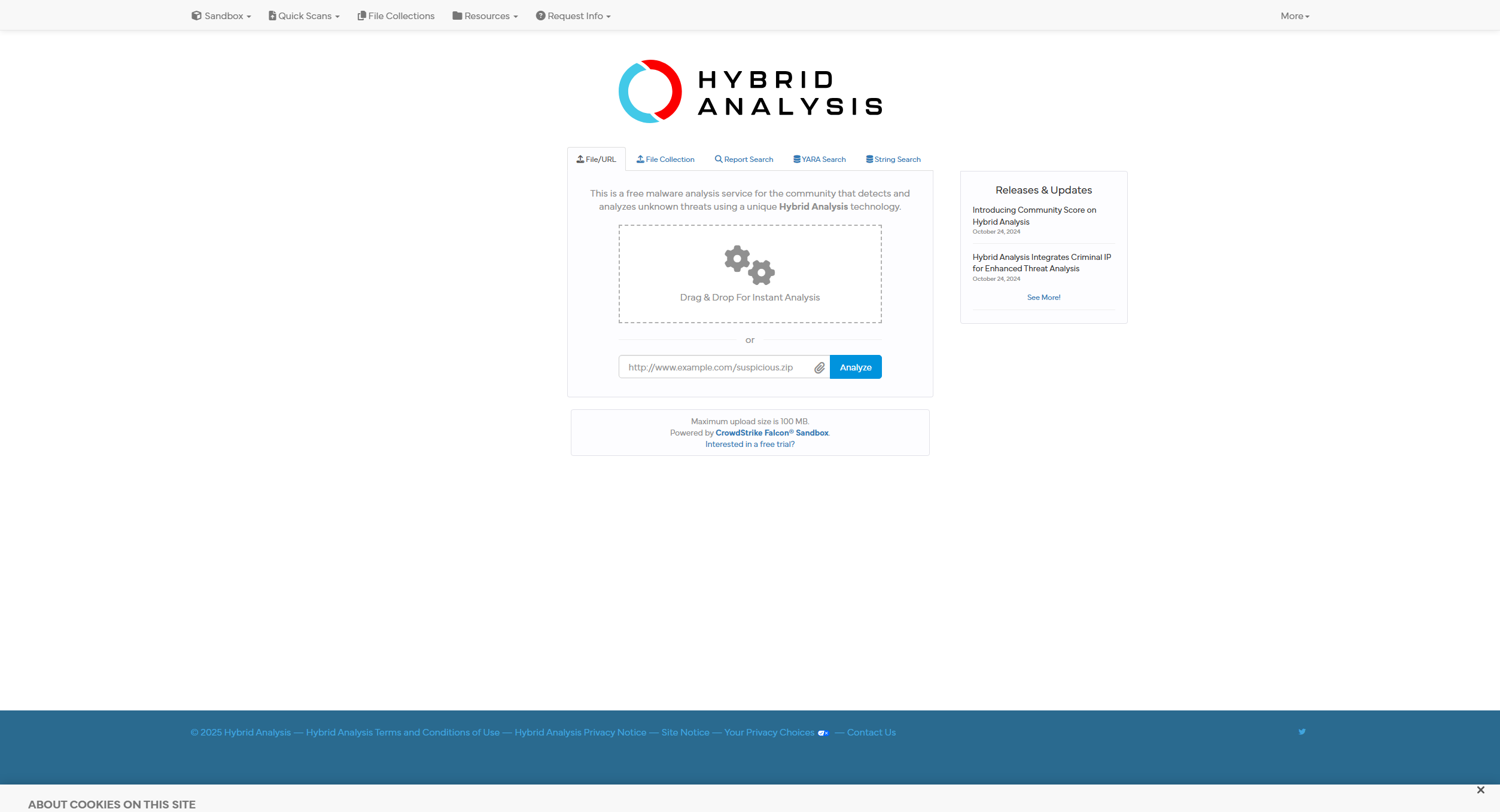Free Automated Malware Analysis Service