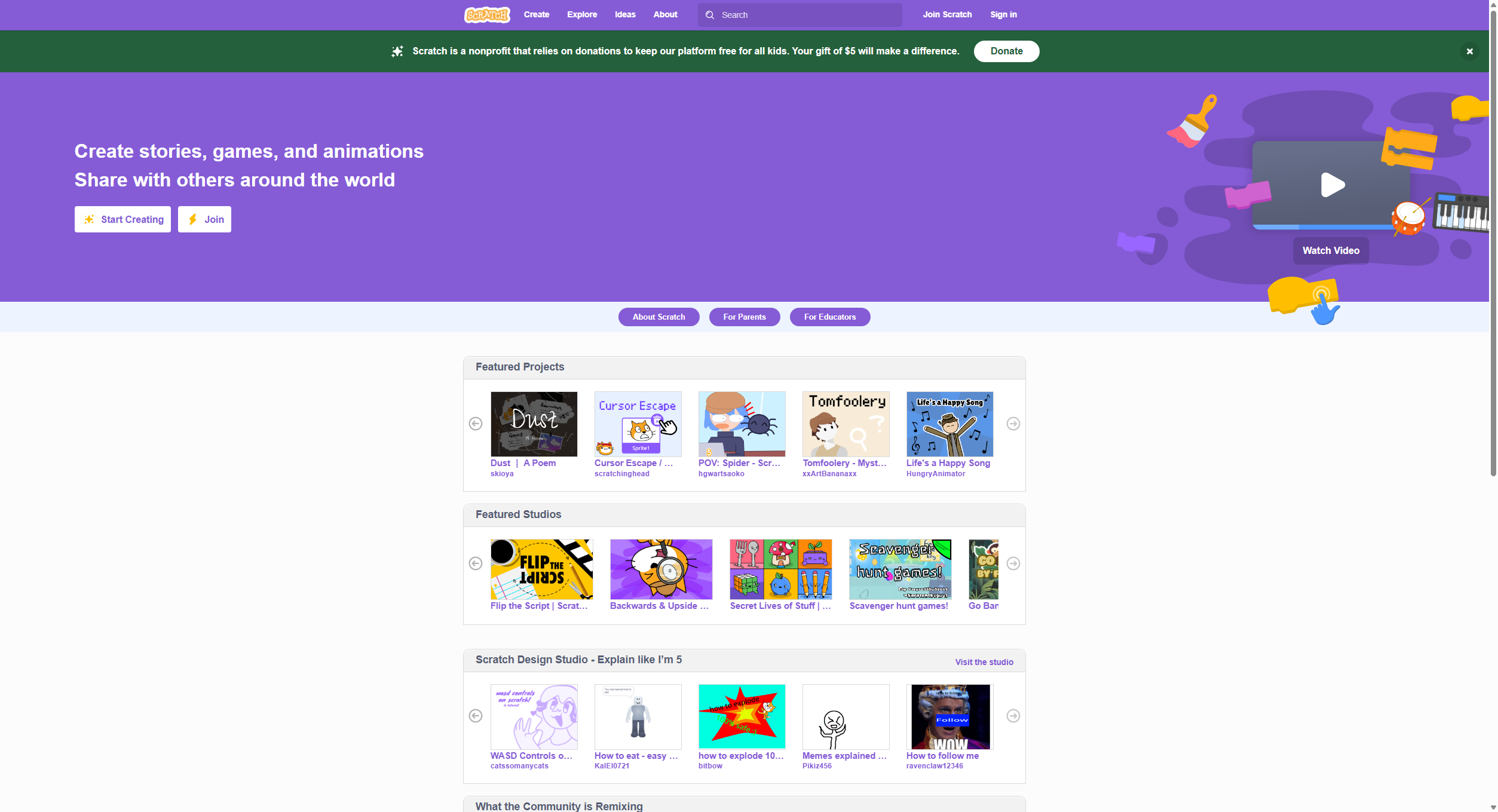 Scratch - Imagine, Program, Share