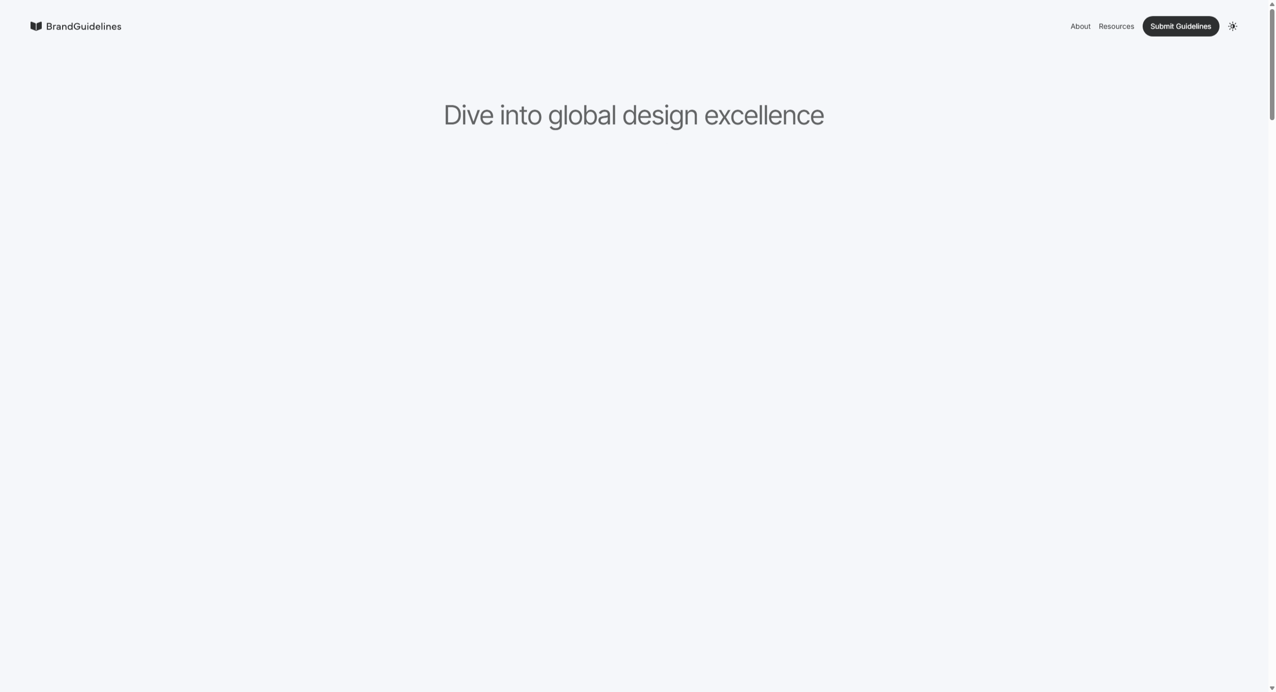 The Brand Styleguide Document Showcase