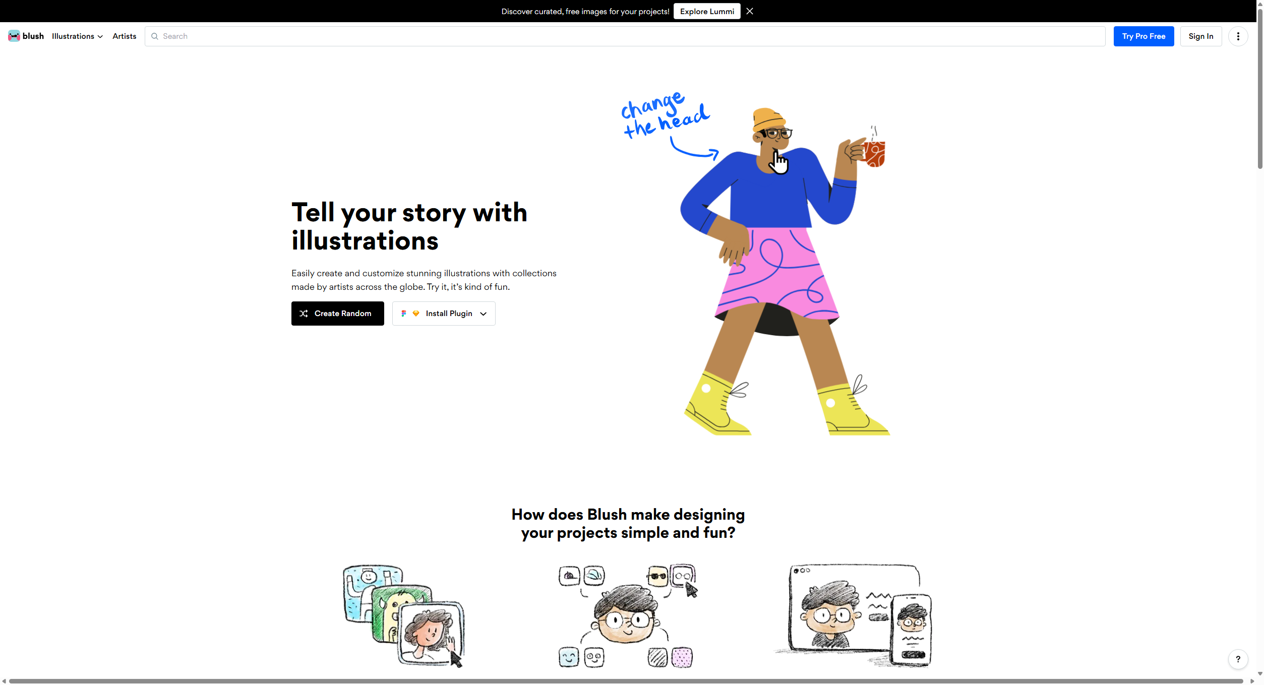 Blush: Illustrations for everyone