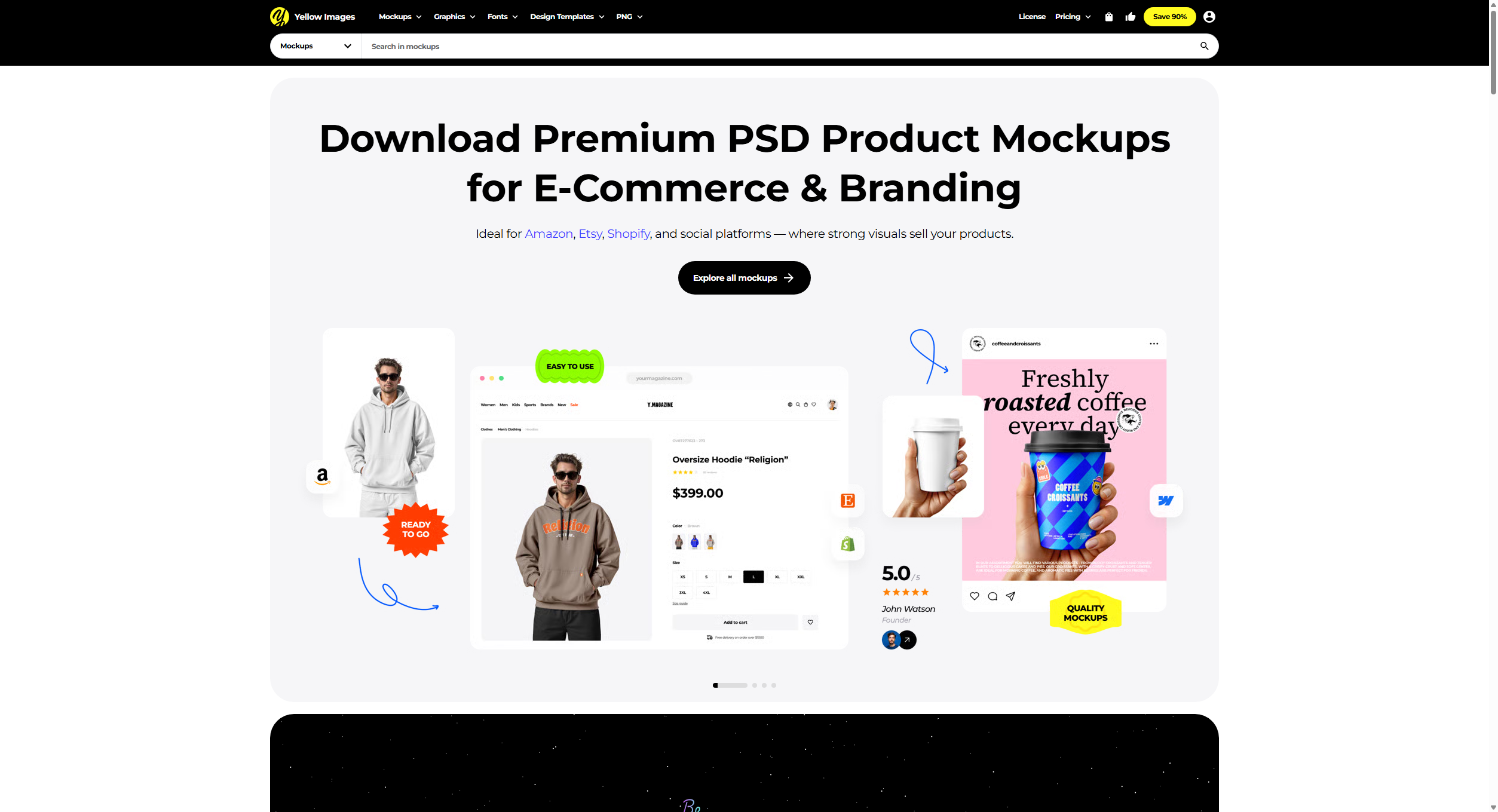 Premium PSD Mockups for E-Commerce & Branding