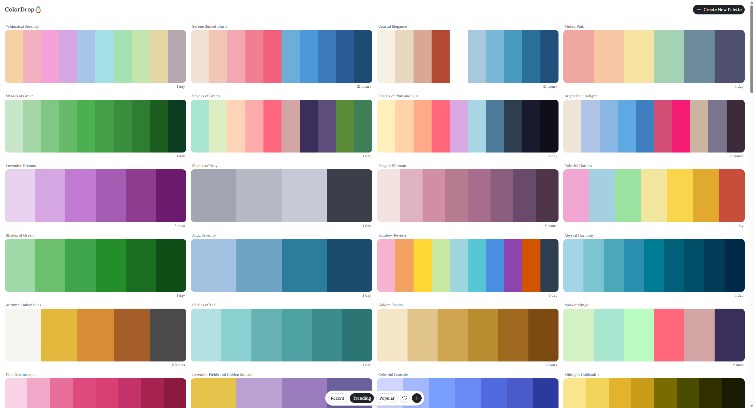 Color Palette Generator - ColorDrop