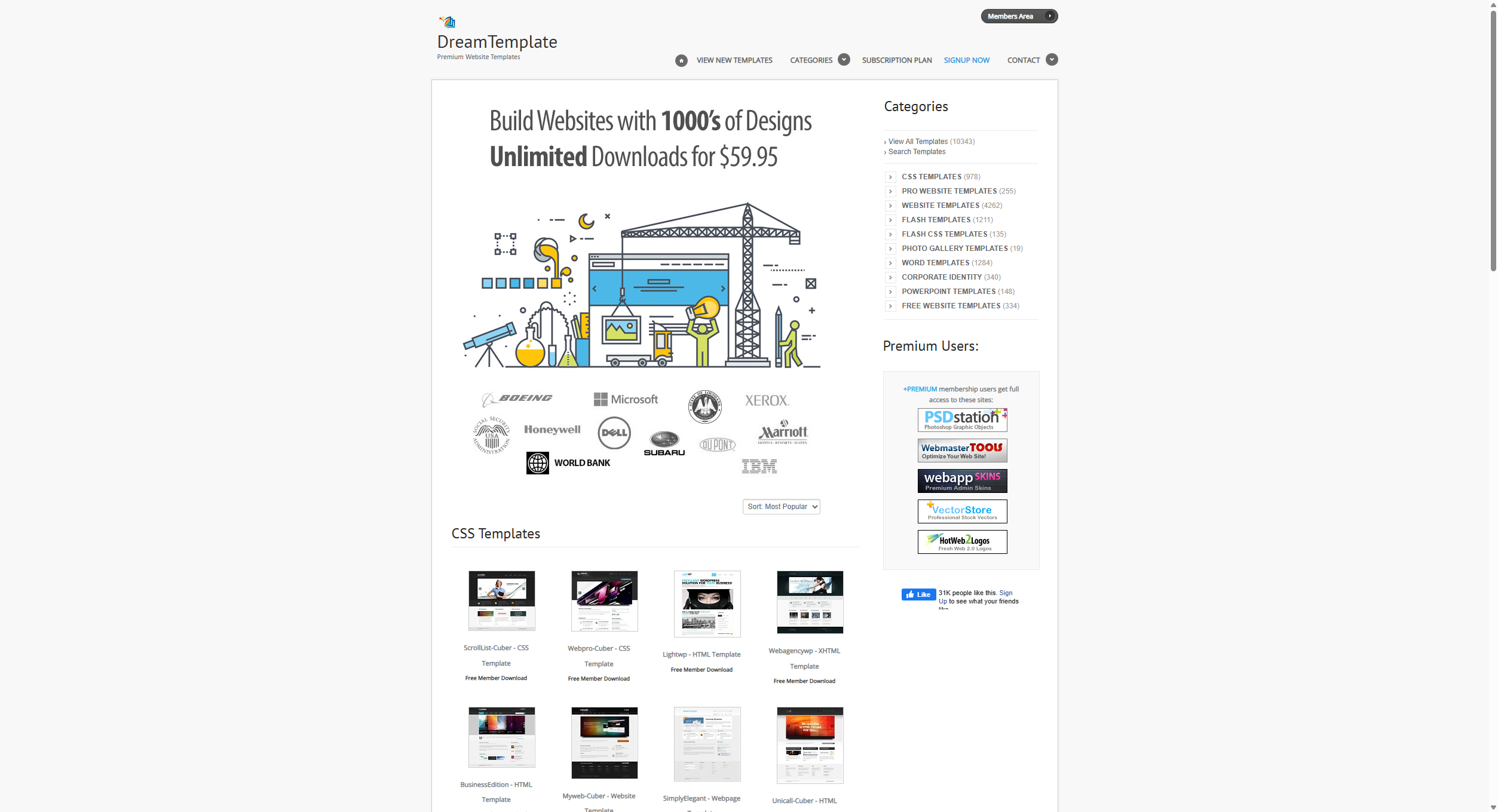Website Templates | Web Templates - DreamTemplate