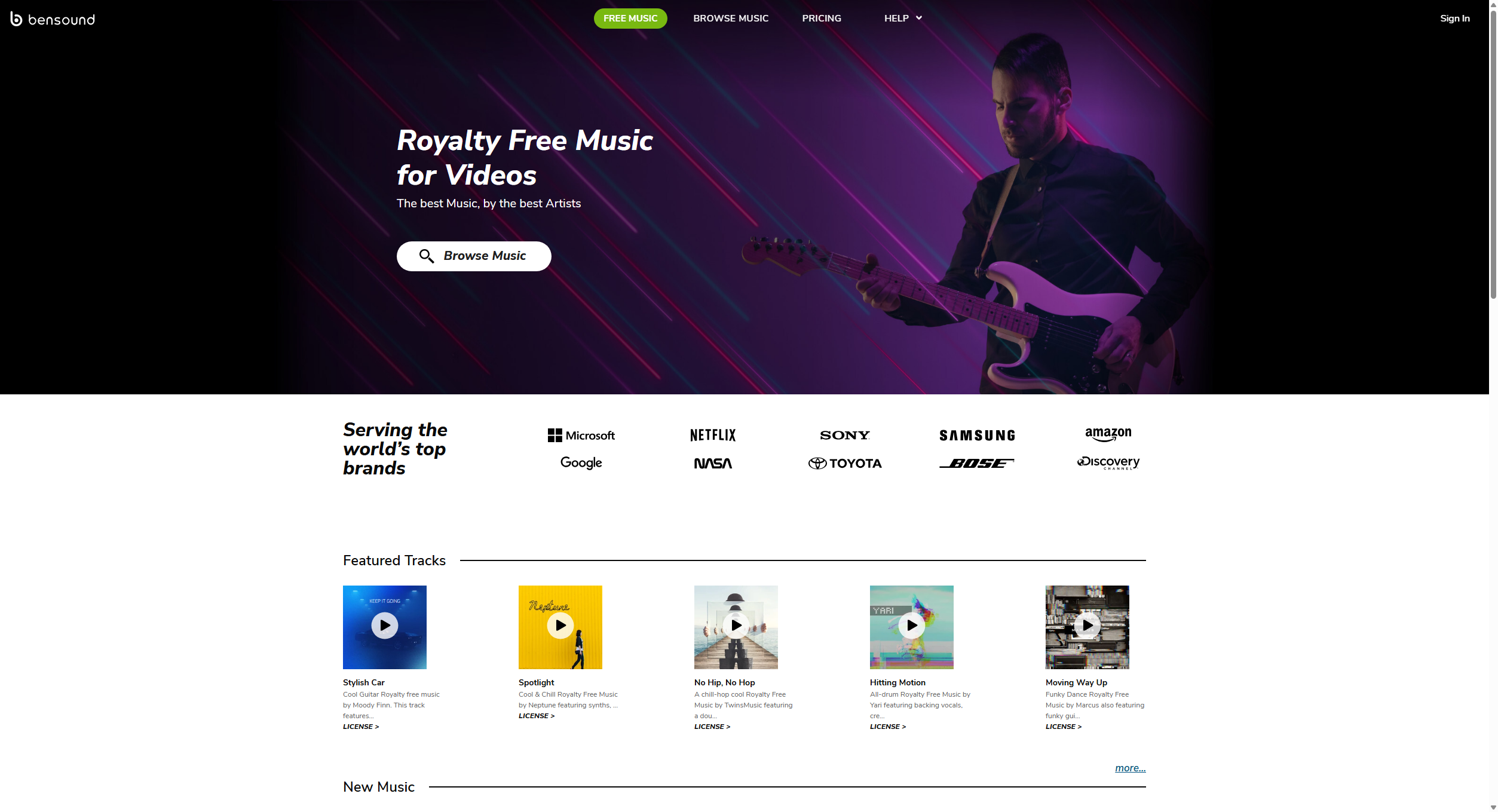 Bensound - Royalty Free Music for Videos