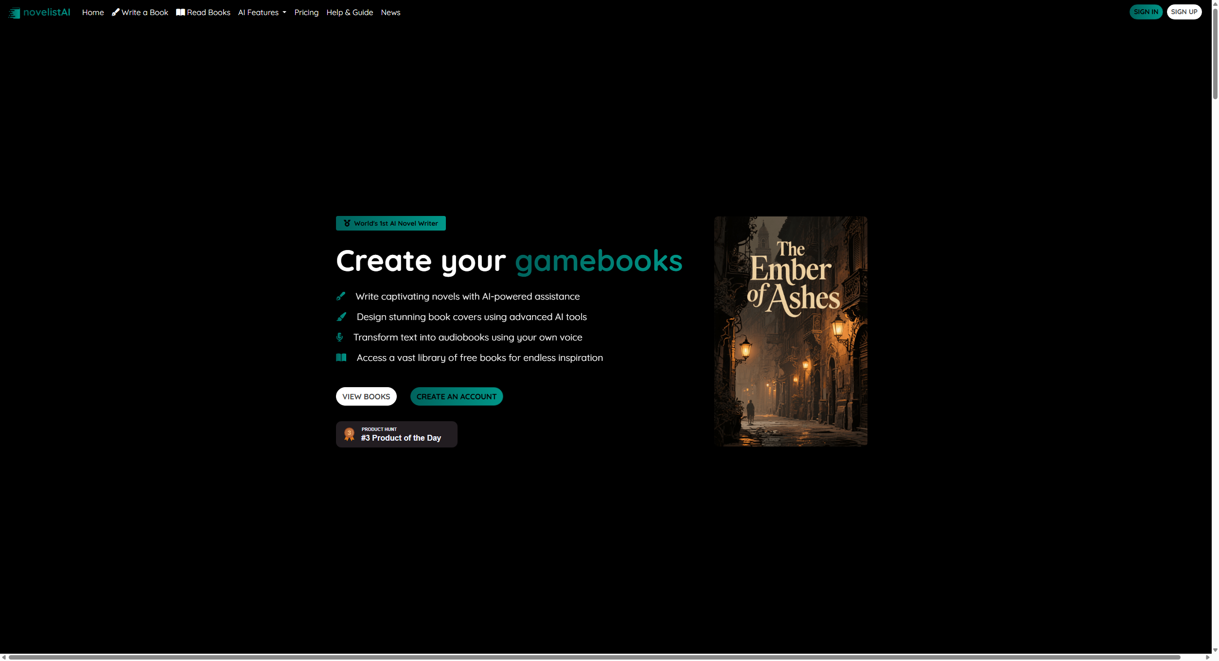 novelistAI - AI-Powered Novel Writer