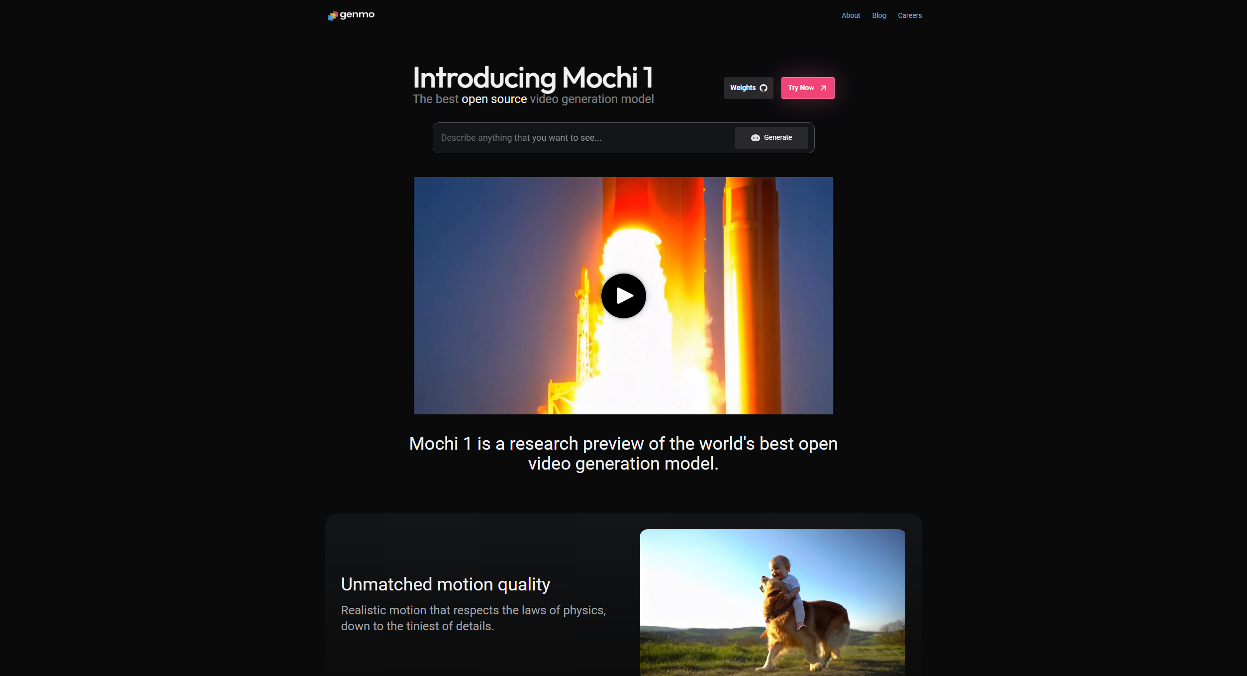 Genmo | Open Video Generation