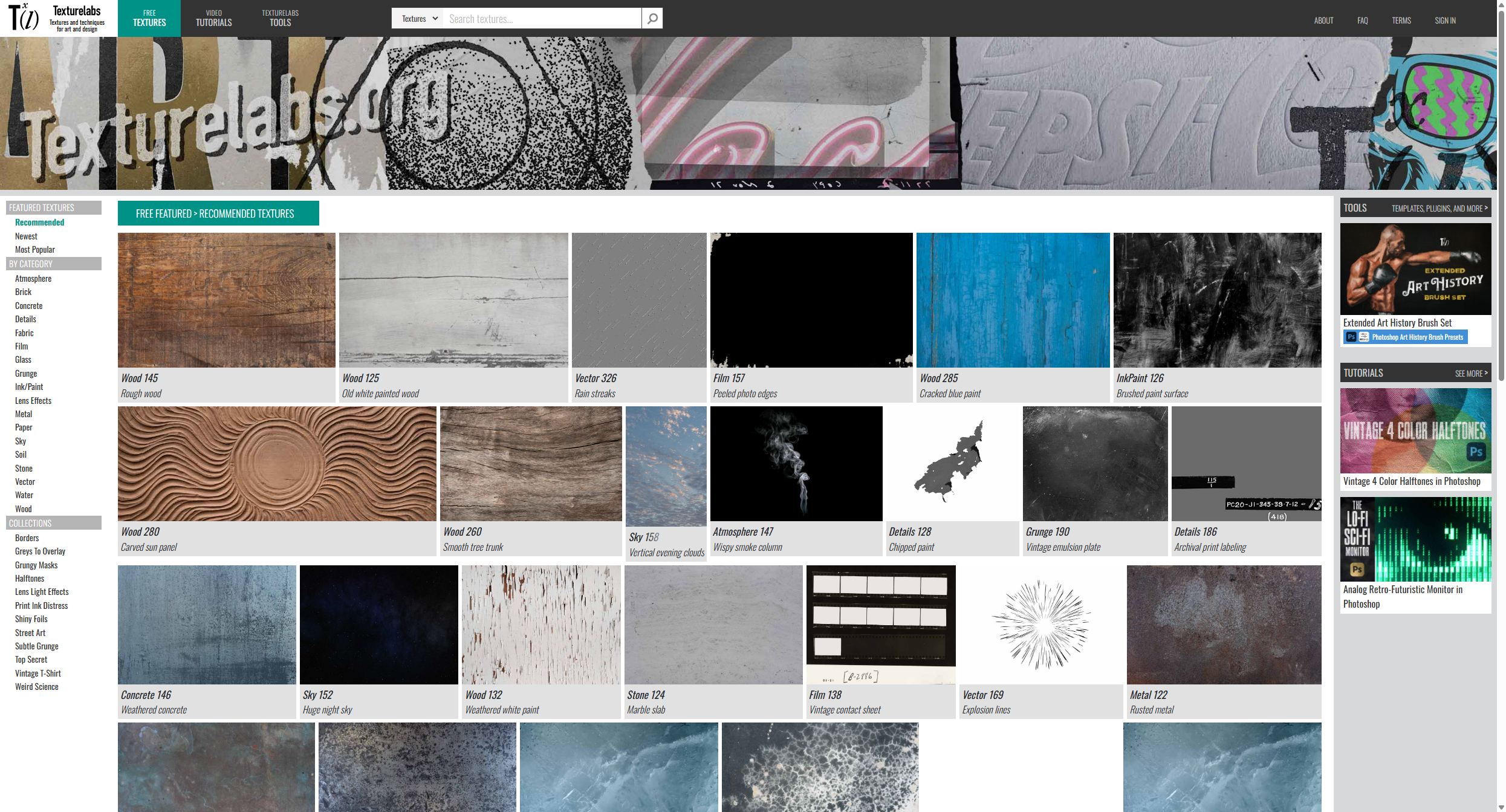 Free Textures, Tutorials, and More